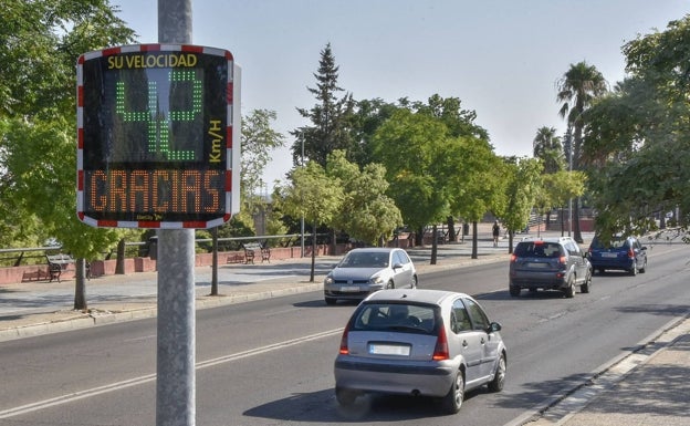 Uno de los radares pedagógicos. 