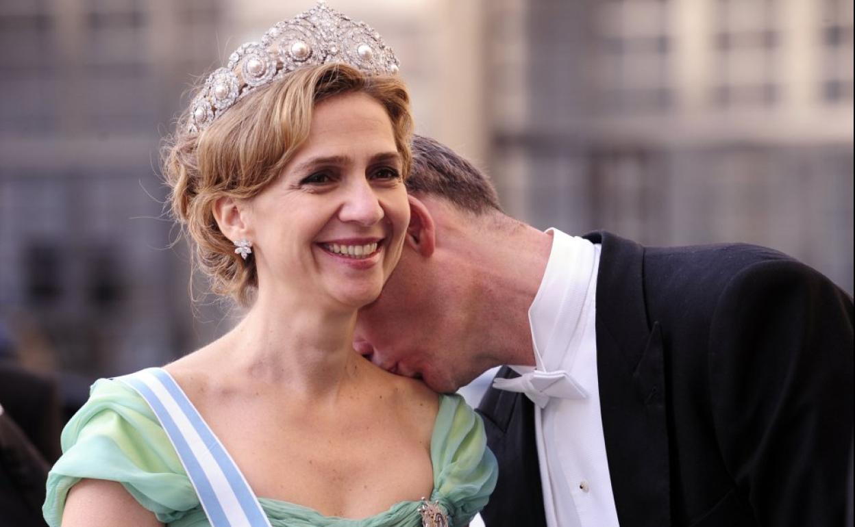 La infanta Cristina e Iñaki Urdangarin. 