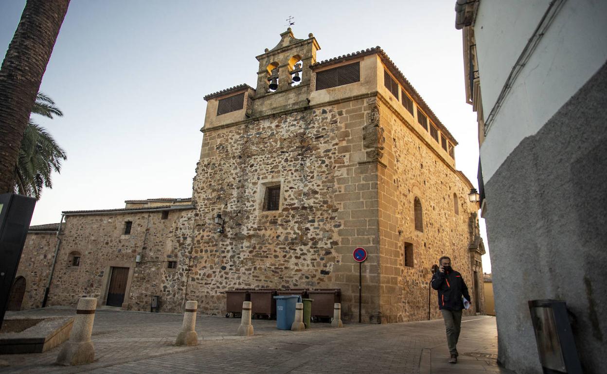 Convento de Santa Clara, en Cáceres, que pertenece a una comunidad religiosa. 
