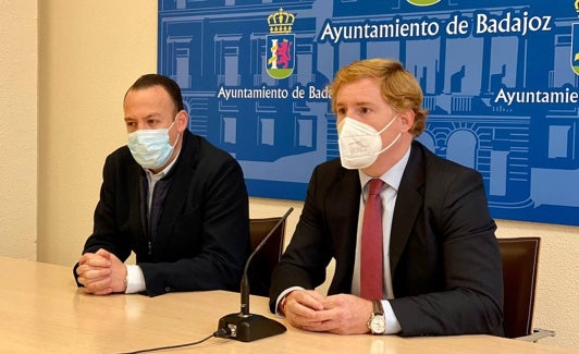 Jaime Mejías e Ignacio Gragera en la rueda de prensa de este viernes. 