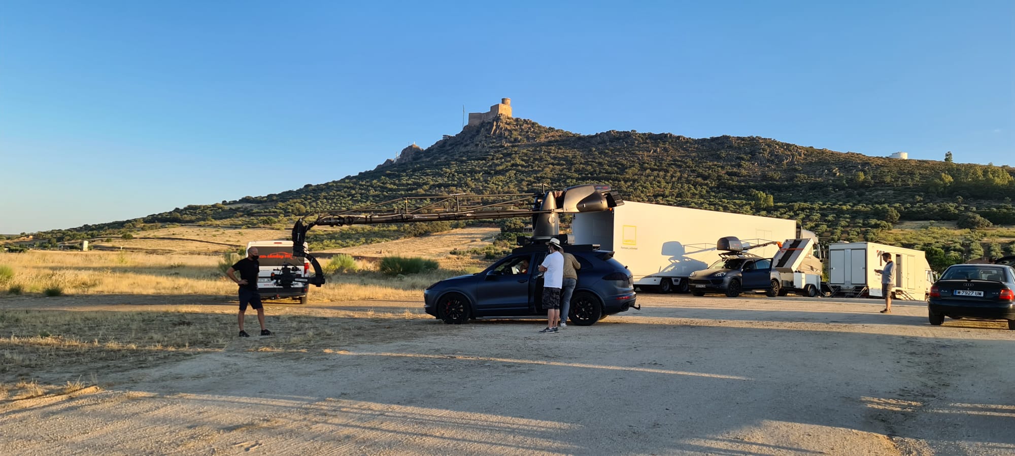 Rodaje del anuncio del Peugeot 308 Hybrid, el pasado verano. El anuncio se emite ahora en 'prime time'.