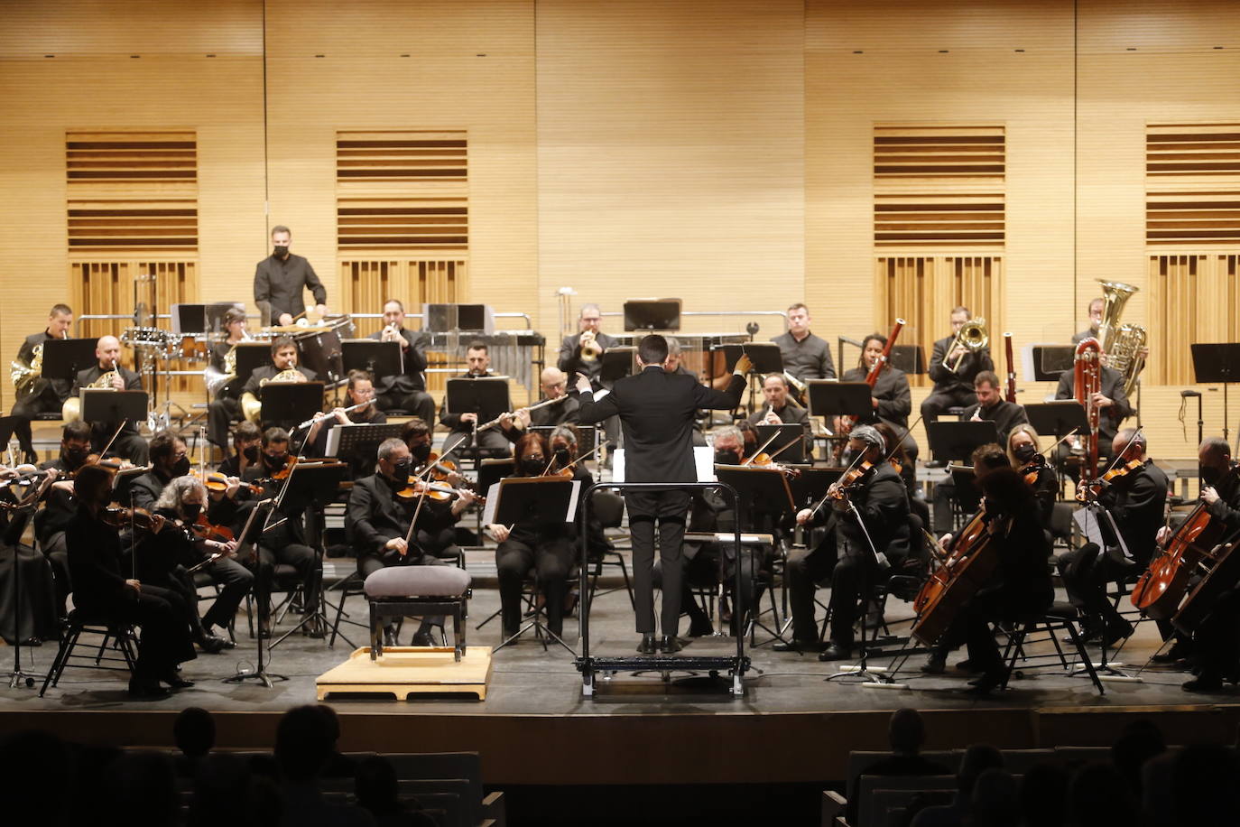 Concierto de la OEx y la escuela Reina Sofía.
