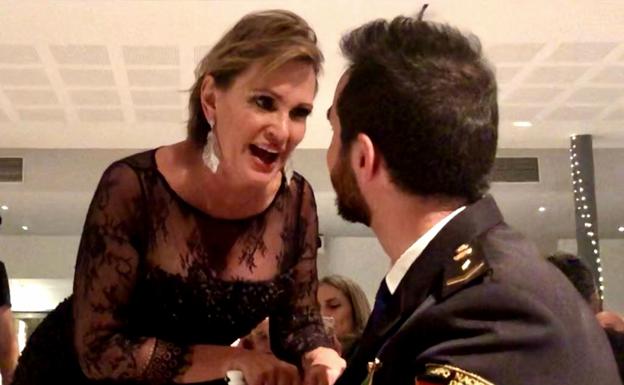 Cena Benéfica. La conocida soprano Ainhoa Arteta canta a Ledesma. 