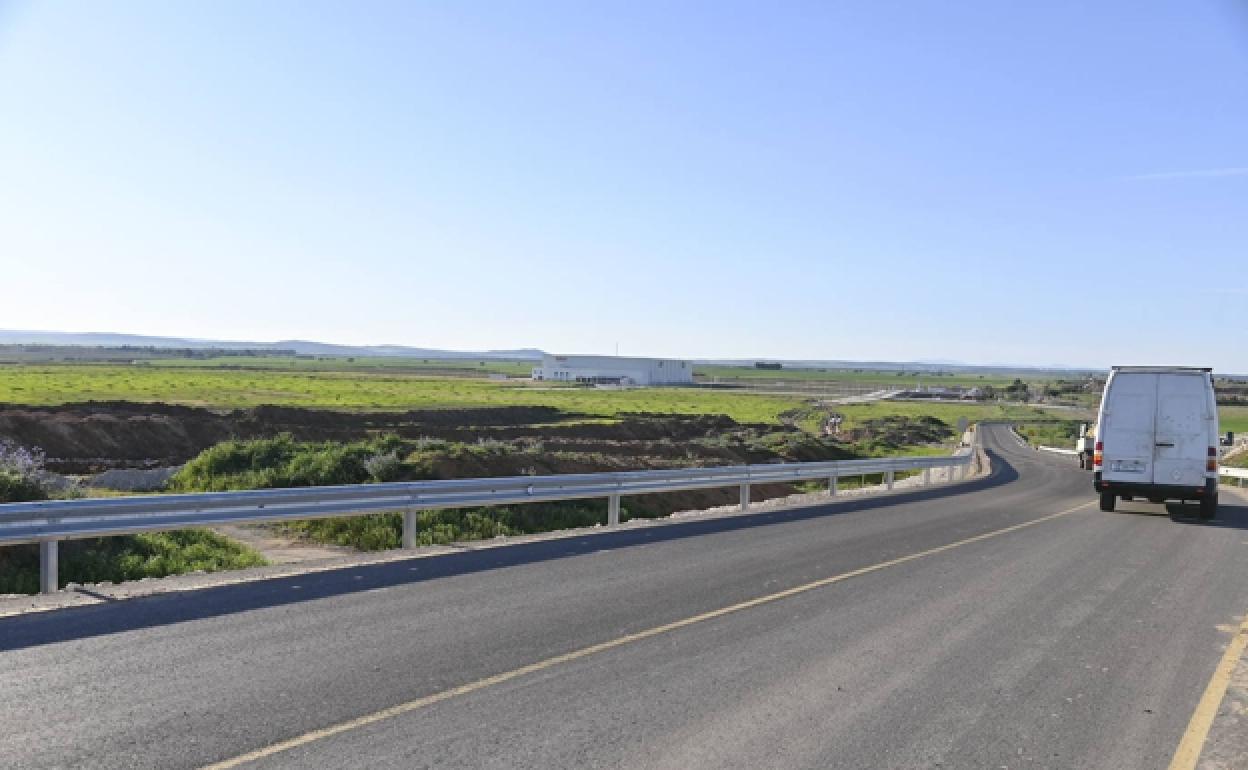 Zona de la plataforma logística de Badajoz donde se ubicará la fábrica de celdas de batería de litio. 