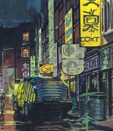 Imagen secundaria 2 - Algunos diseños de Syd Mead para Blade Runner.