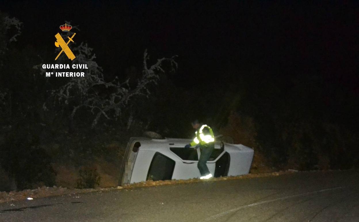 Sucesos en Extremadura: Detenido en Monterrubio tras provocar un accidente cuando conducía bajo los efectos del alcohol con un coche robado