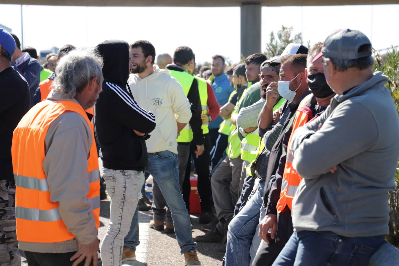 Fotos: Protesta de los agricultores en Miajadas