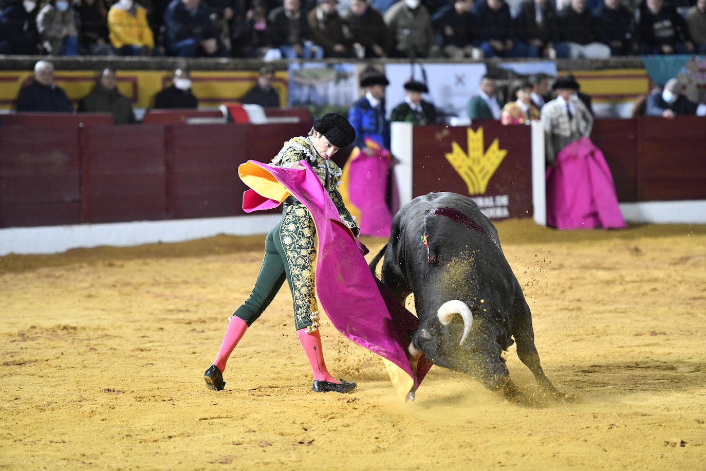 Fotos: Primer festejo de la Feria de Olivenza: Novillada con Carlos Domínguez, Manuel Perera y Eric Olivera