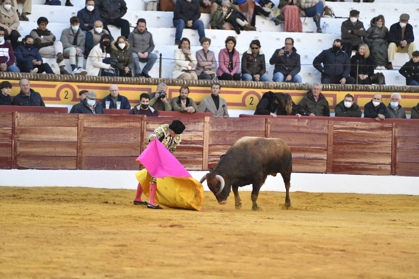 Fotos: Primer festejo de la Feria de Olivenza: Novillada con Carlos Domínguez, Manuel Perera y Eric Olivera