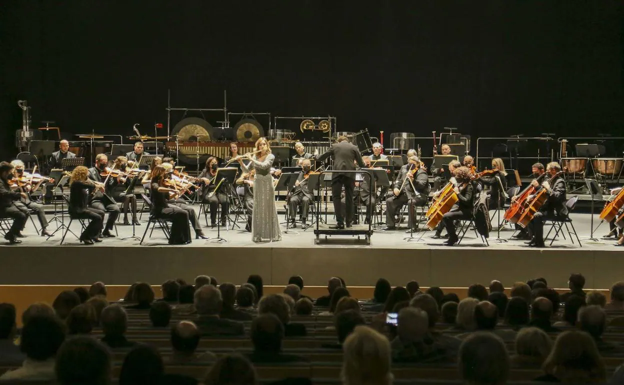Concierto de la Orquesta de Extremadura en el Palacio de Congresos de Mérida en noviembre. 
