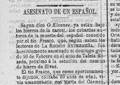 Imagen secundaria 1 - Un crimen en la frontera sellado con besos satánicos