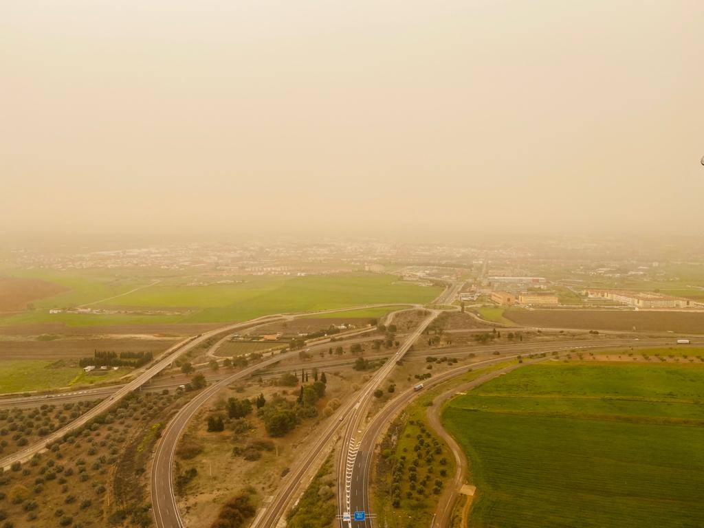 Calima en Mérida. 