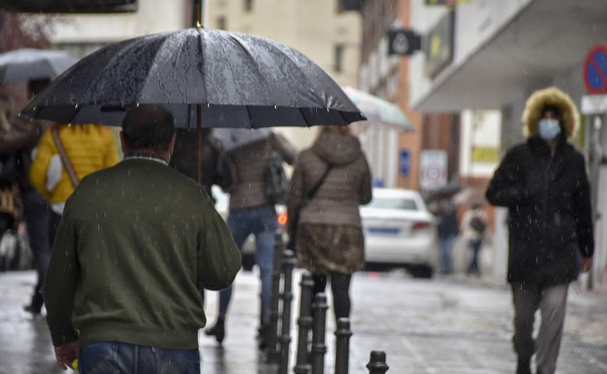 El tiempo : Precipitaciones de lunes a miércoles y puede también que el próximo domingo en Extremadura