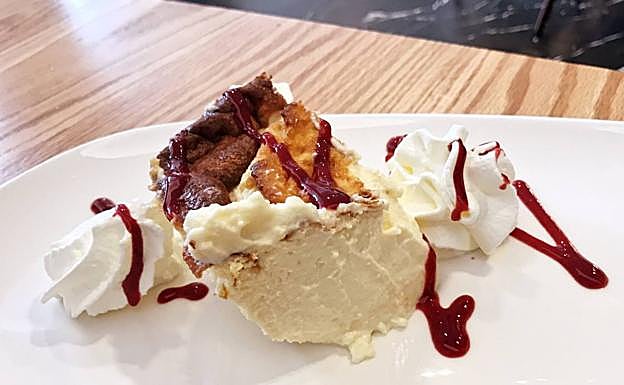 Tarta de queso.