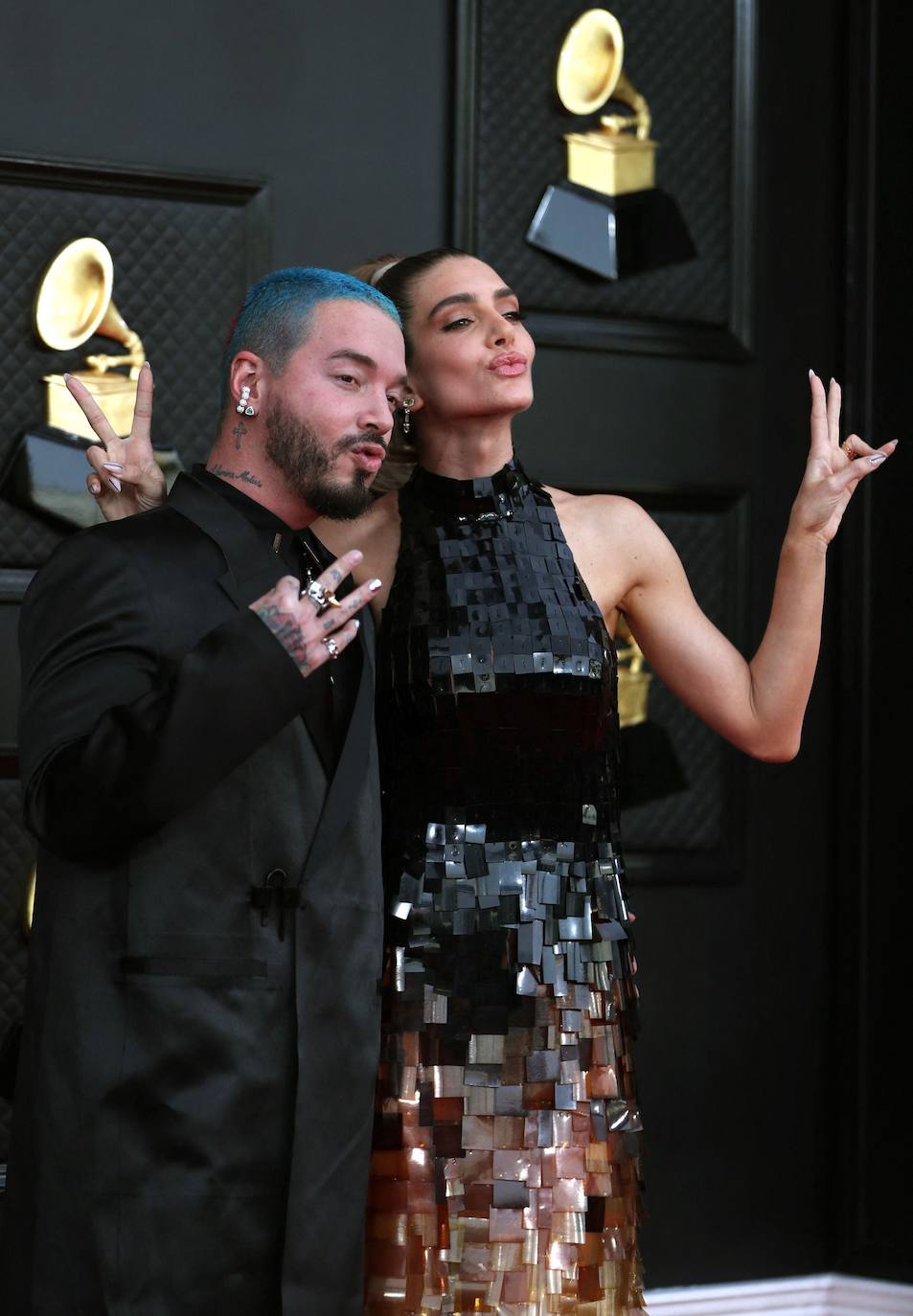 J. Balvin y Valentina Ferrer.