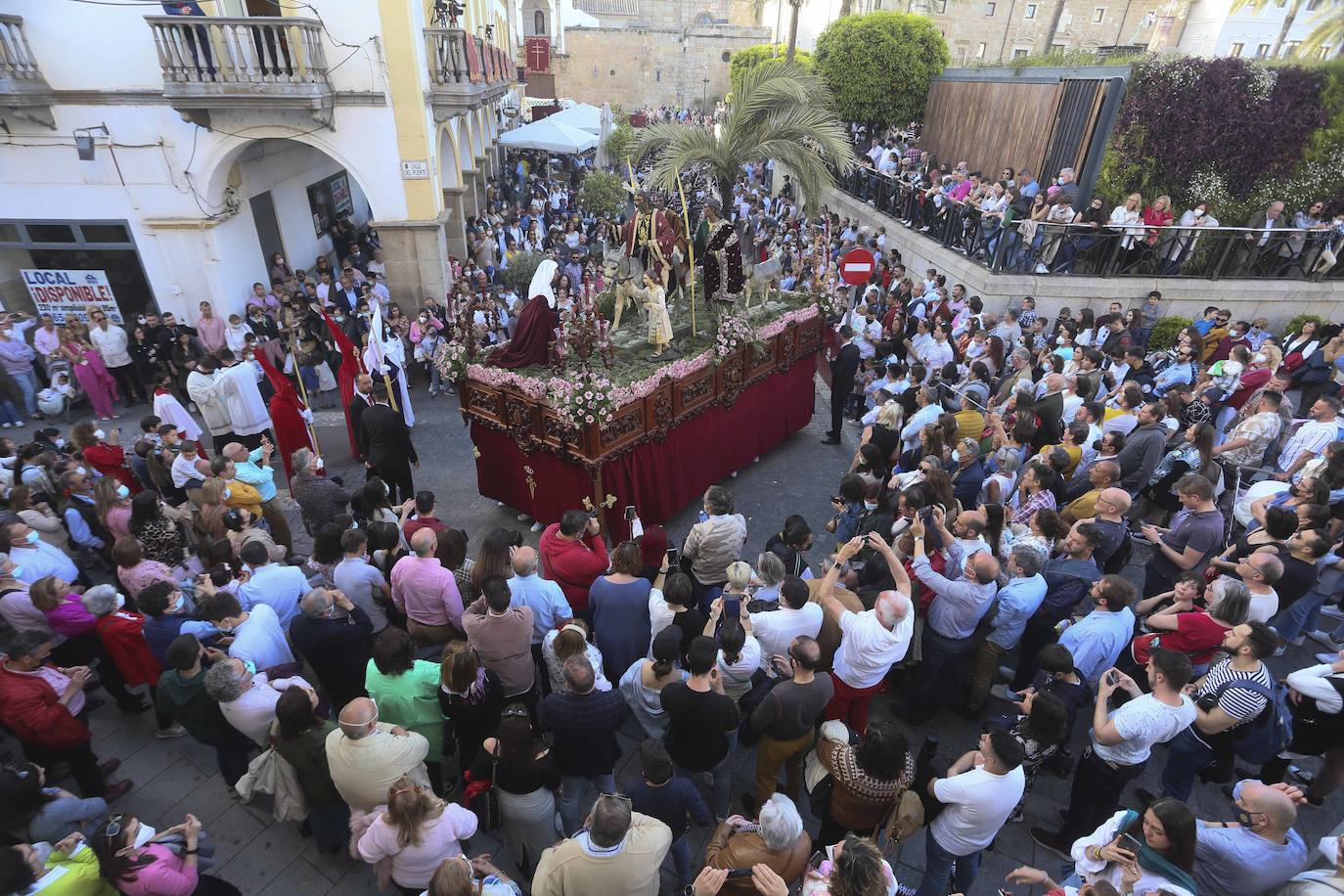 Procesión de la entrada de Jesús en Jerusalén.