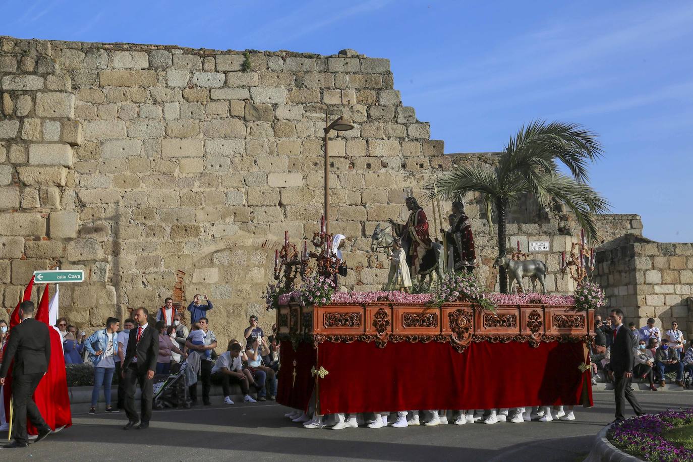 Procesión de la entrada de Jesús en Jerusalén.