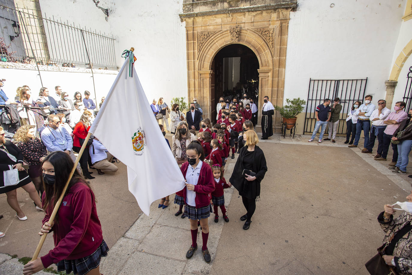 Procesión de la Cofradía del Cristo del Calvario, también conocida como los Estudiantes.