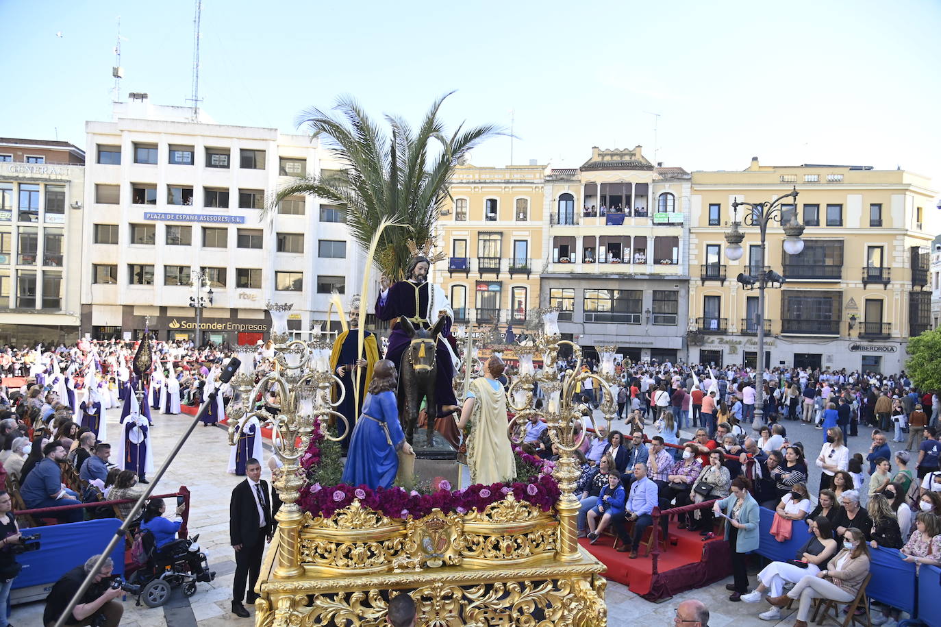 Entrada triunfal de Cristo en Jerusalén. 