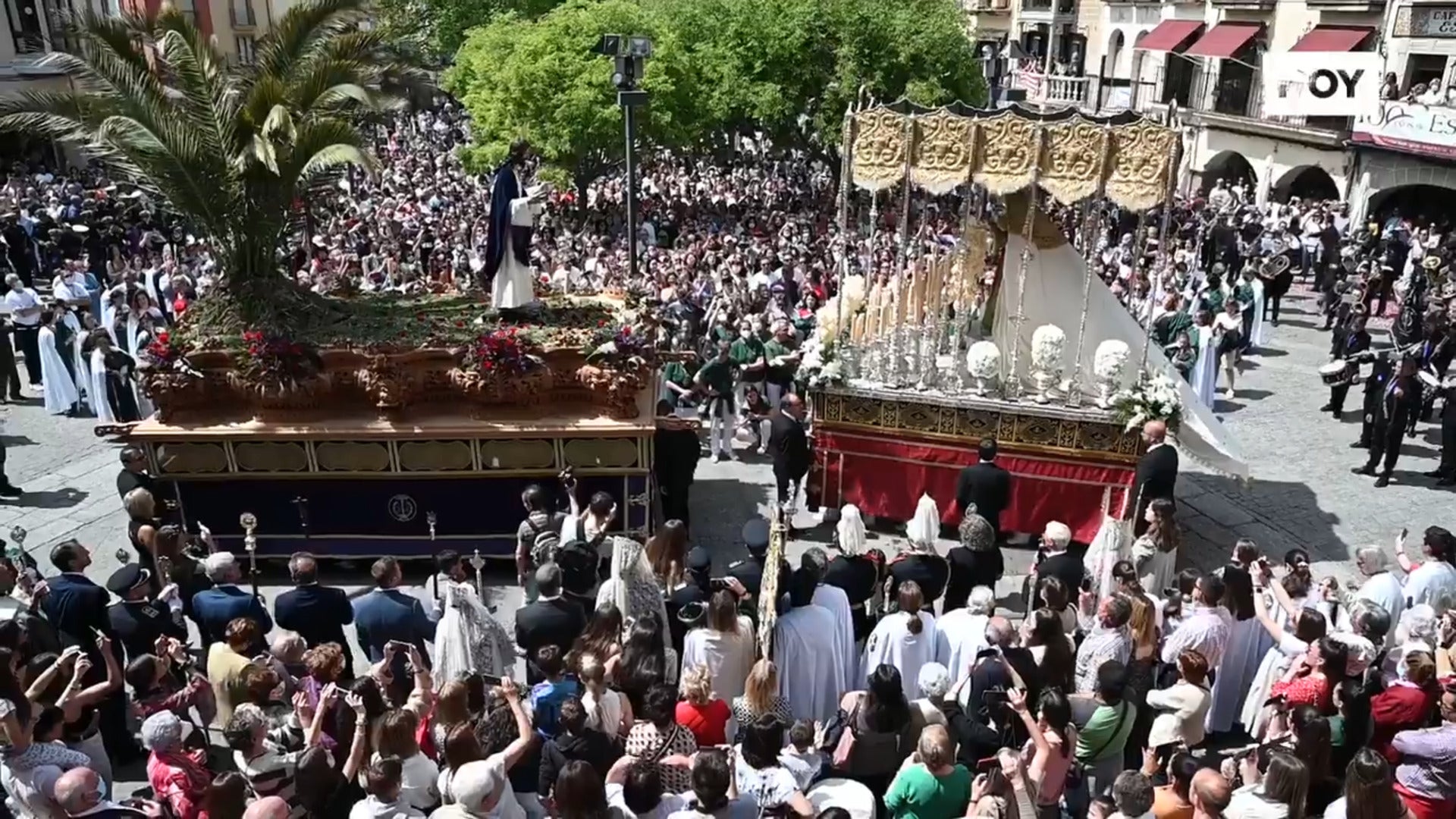 Plasencia se maravilla ante el Encuentro de Jesús y María