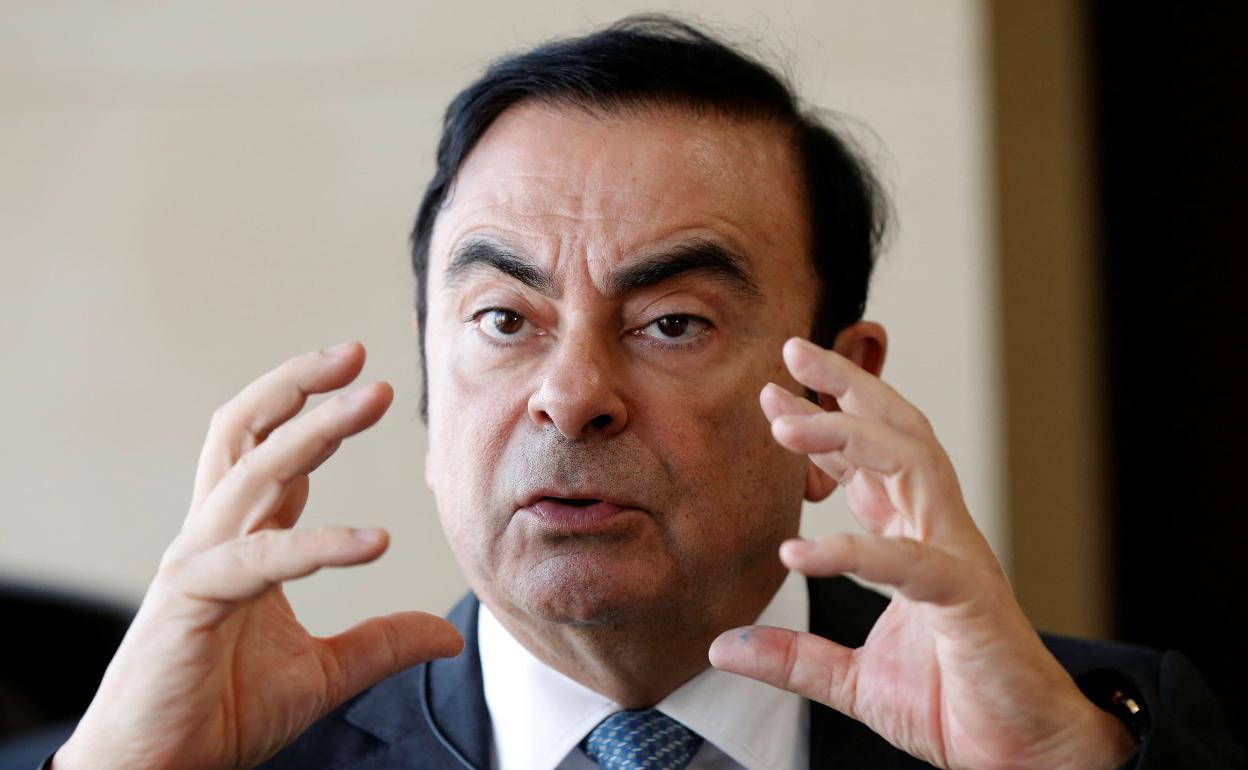 Carlos Ghosn, en una entrevista en la sede de Renault-Nissan en Yokohama (Japón).