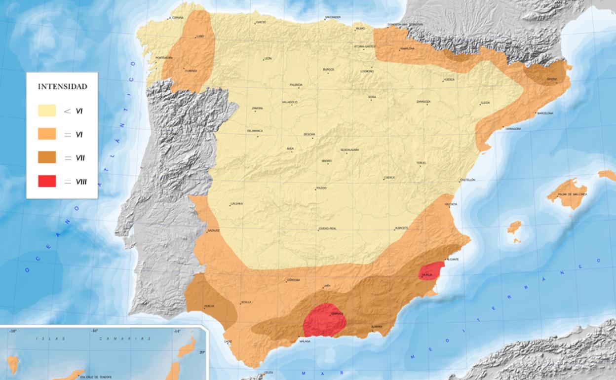 Peligrosidad sísmica de España. 