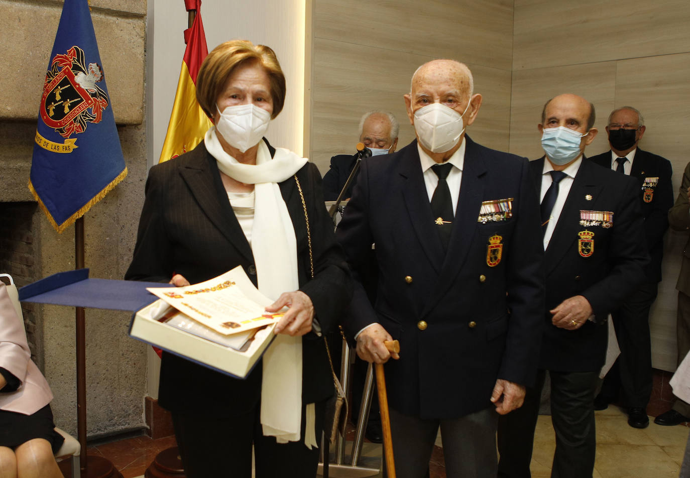 Actos de los veteranos de las Fuerzas Armadas y Guardia Civil.