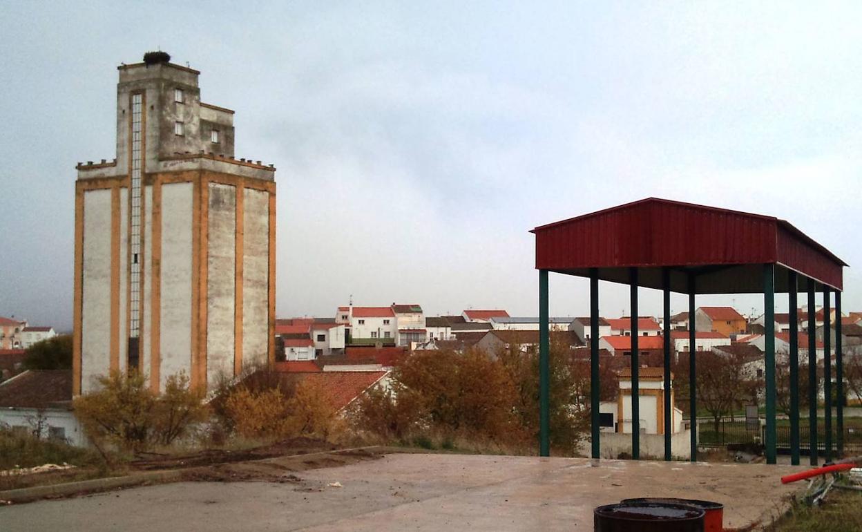 Centro municipal de desinfección de vehículos de transporte de ganado, en Monesterio.