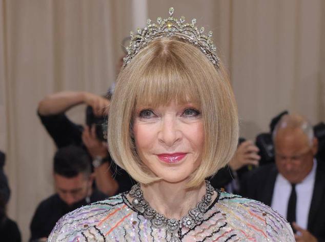 La anfitriona de la Met Gala, Anna Wintour. 