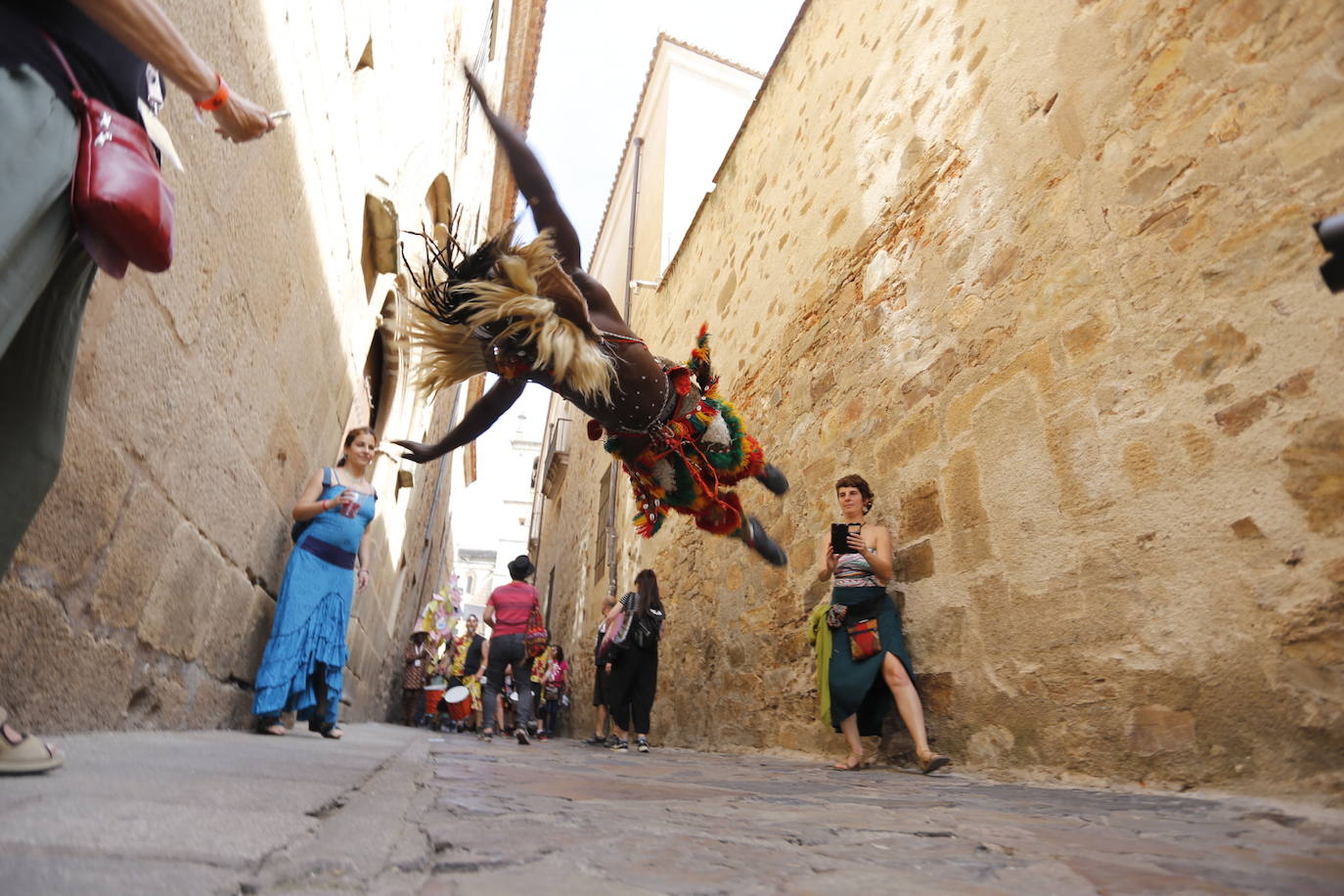 Uno de los momentos del pasacalles.