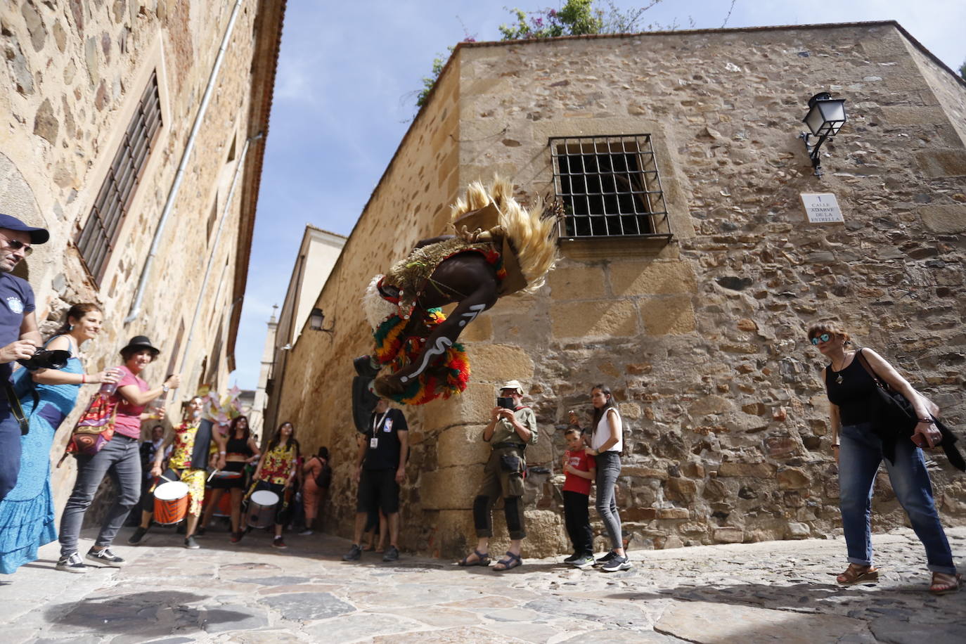 Uno de los momentos del pasacalles.