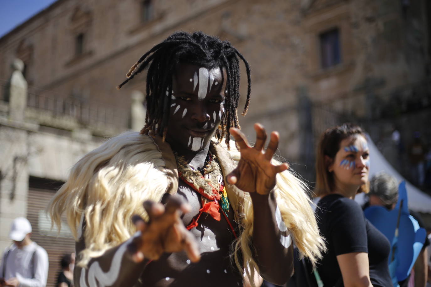 Uno de los momentos del pasacalles.