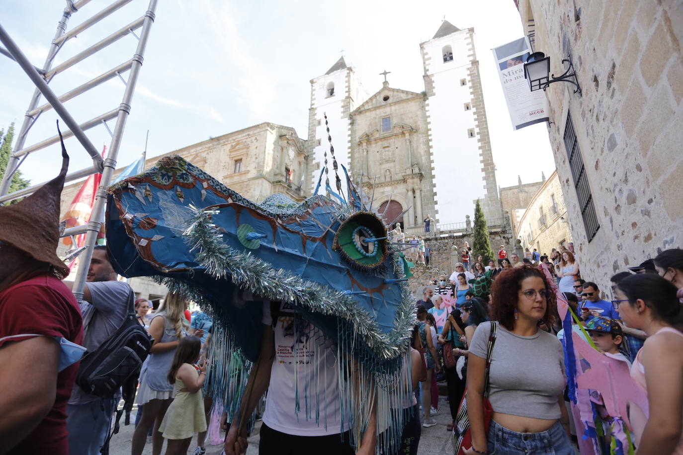 Uno de los momentos del pasacalles.