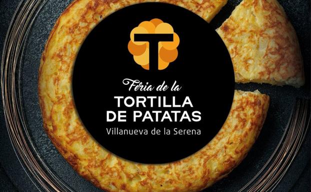 Cartel de la Feria de la Tortilla de Patatas en Villanueva de la Serena. 