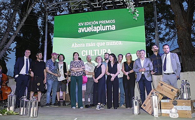 Entrega de los XIV premios culturales Avuelapluma. 