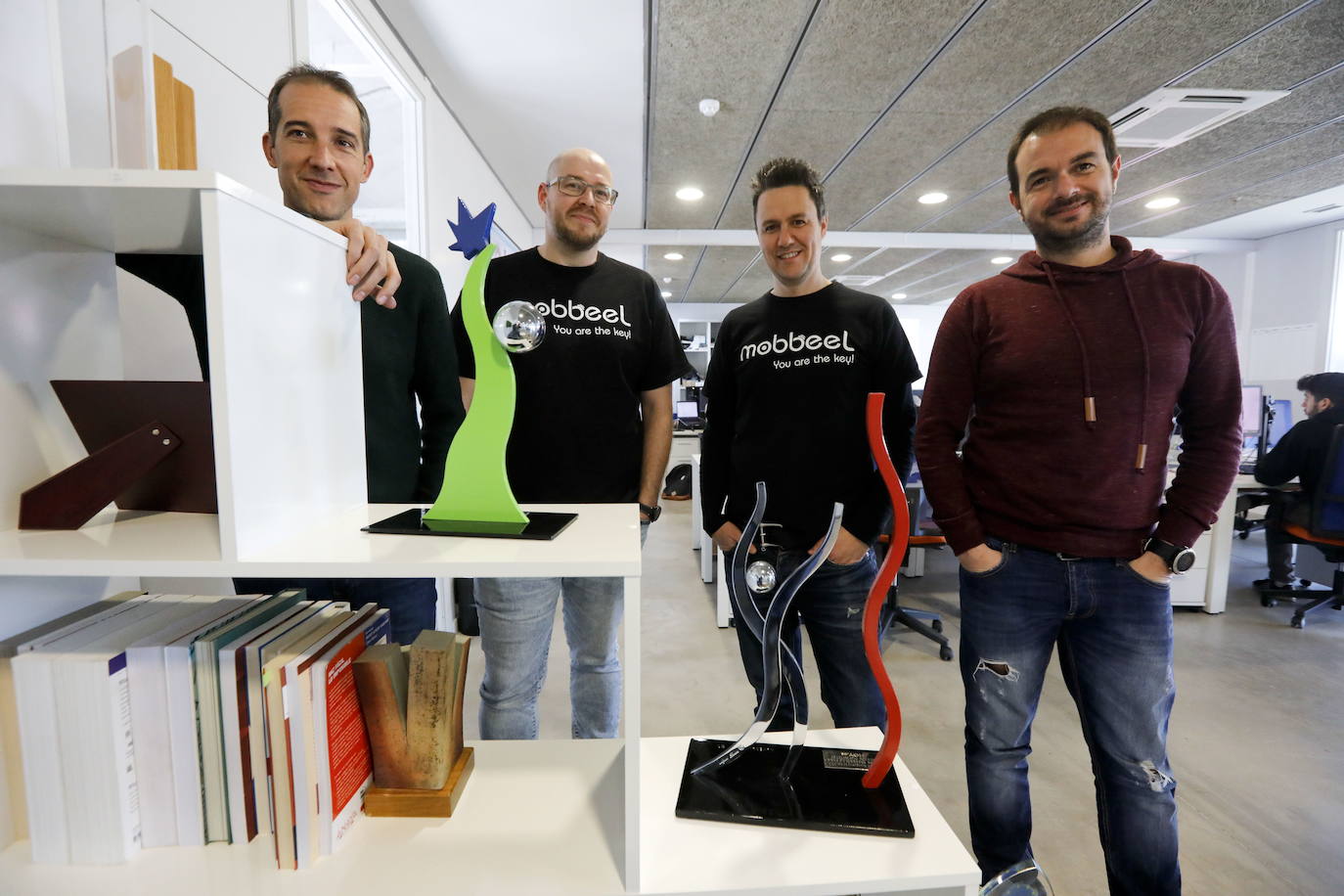 Miembros del equipo fundador de Mobbeel. 