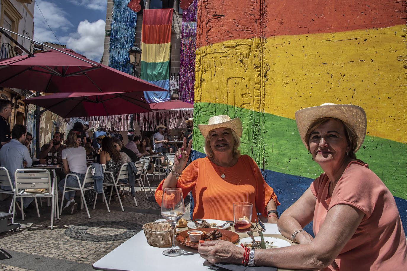 Fotos: Ambiente de este sábado en Badajoz por la fiesta de Los Palomos