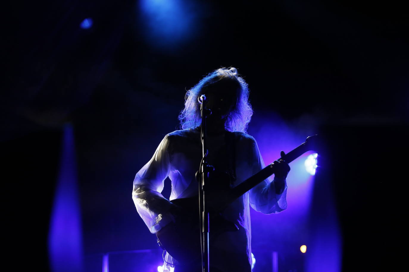 Miles de personas disfrutaron de la actuación del placentino y su banda. 