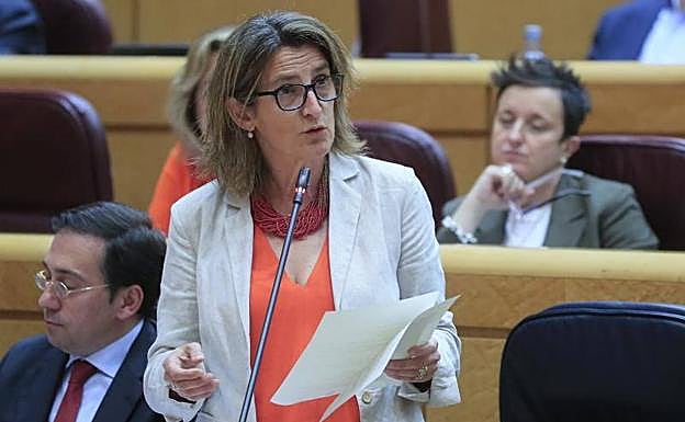 La vicepresidenta tercera y ministra de Transición, Teresa Ribera. 