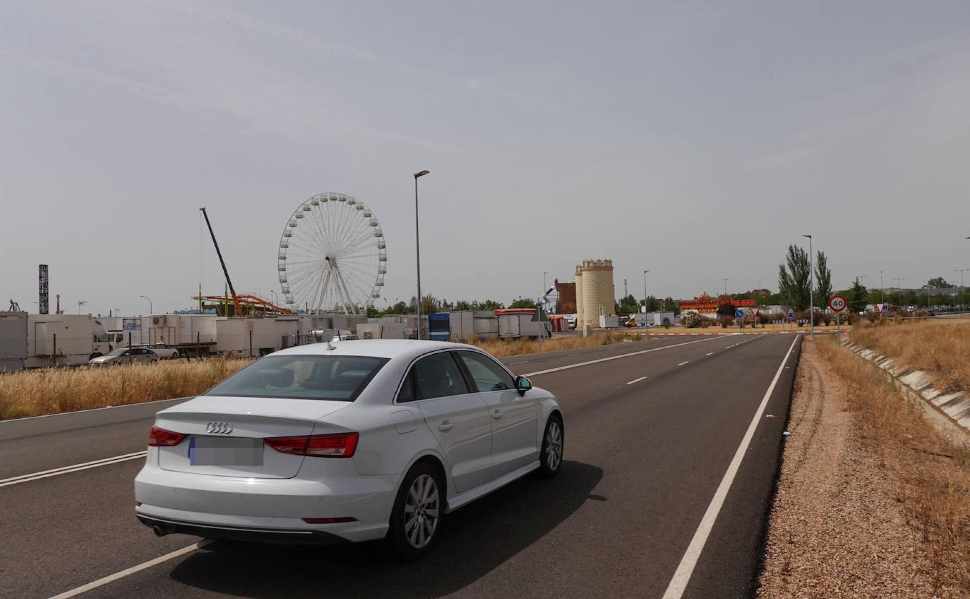 El tramo de la ronda sur que termina en la rotonda de acceso al ferial por Rui Nabeiro.