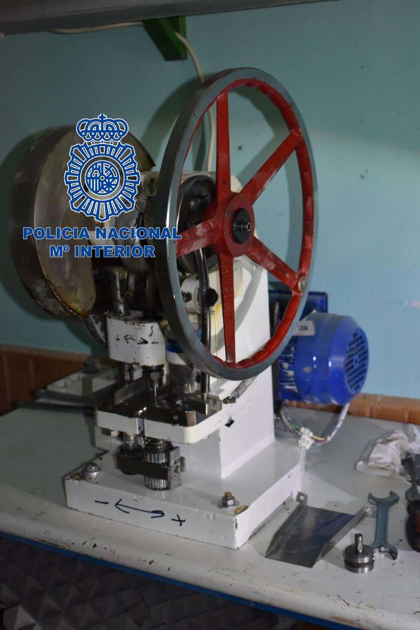 Máquina prensadora. 