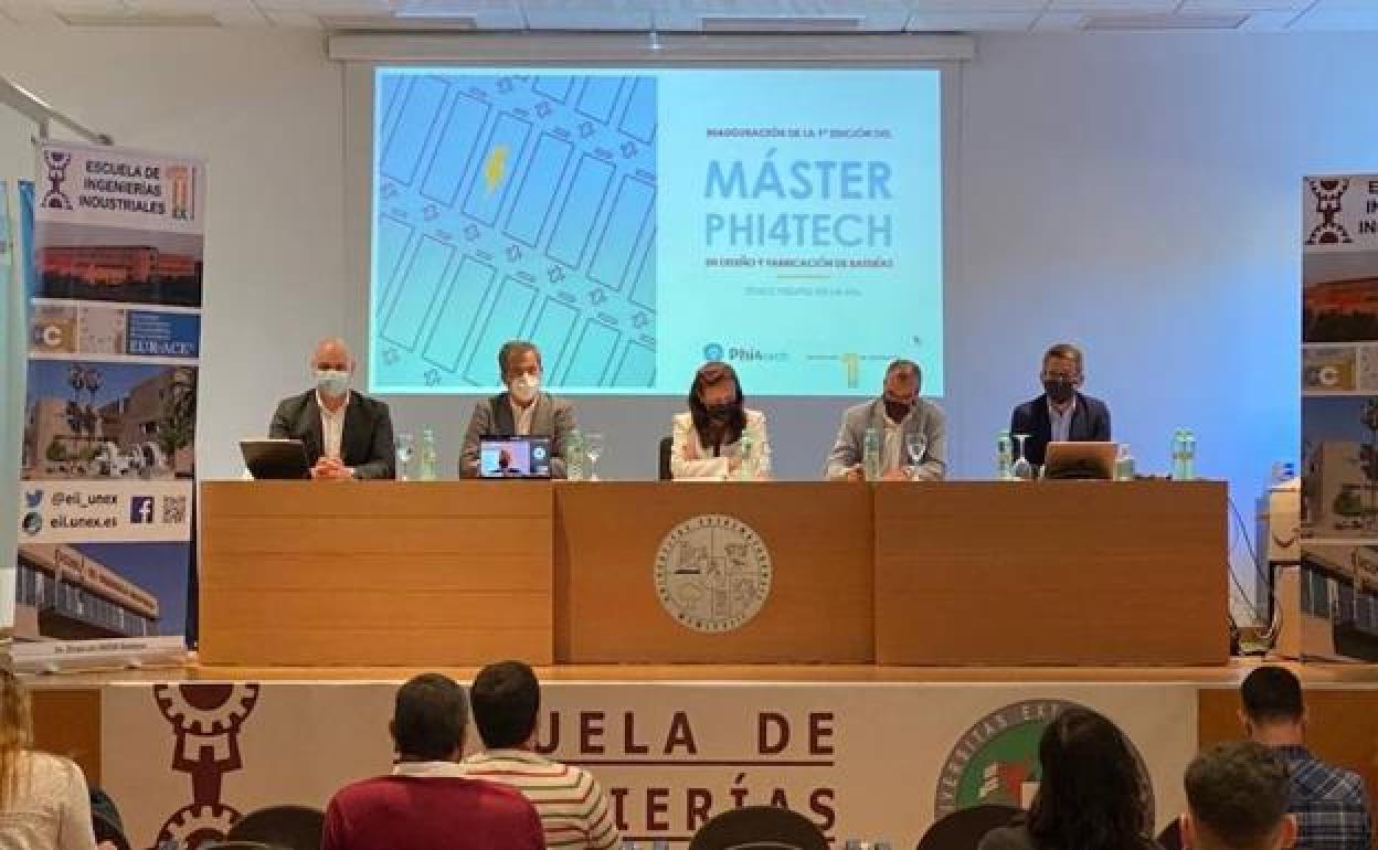 Presentación del máster al inicio del curso. 