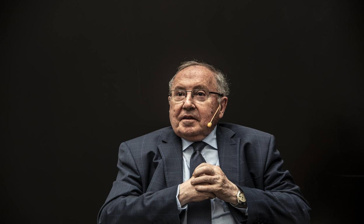 José Luis Bonet, en el acto de la Cámara de Comercio de Badajoz. 