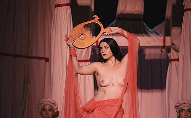 Lucía Bocanegra, una de las musas del espectáculo. 