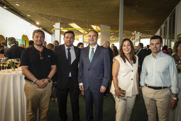 Carlos Navarro, Jesús Palo, Venancio Ortiz, Ester Martín y Carlos Eloy Sánchez. 