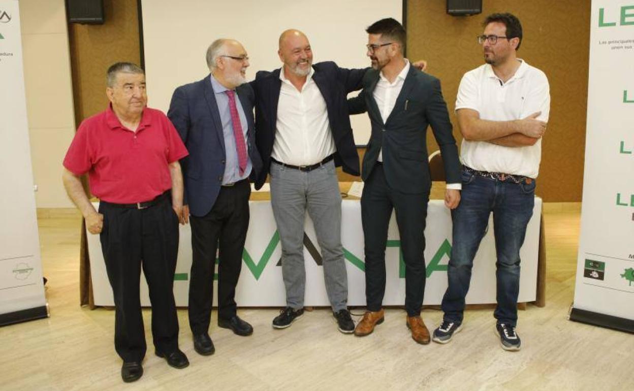 Presentación de la coalición en Cáceres.