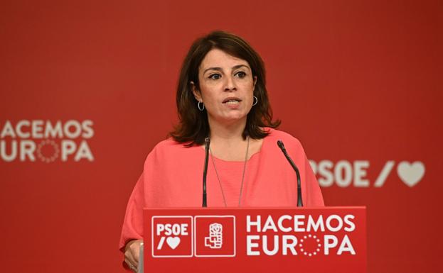 Adriana Lastra dimite como vicesecretaria general del PSOE. 