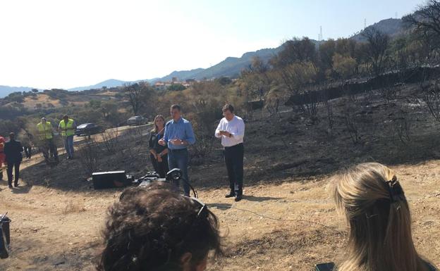 Sánchez apela a la cooperación entre administraciones en la lucha contra los incendios forestales