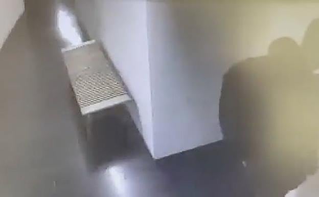 Imágenes captadas por las cámaras de seguridad.