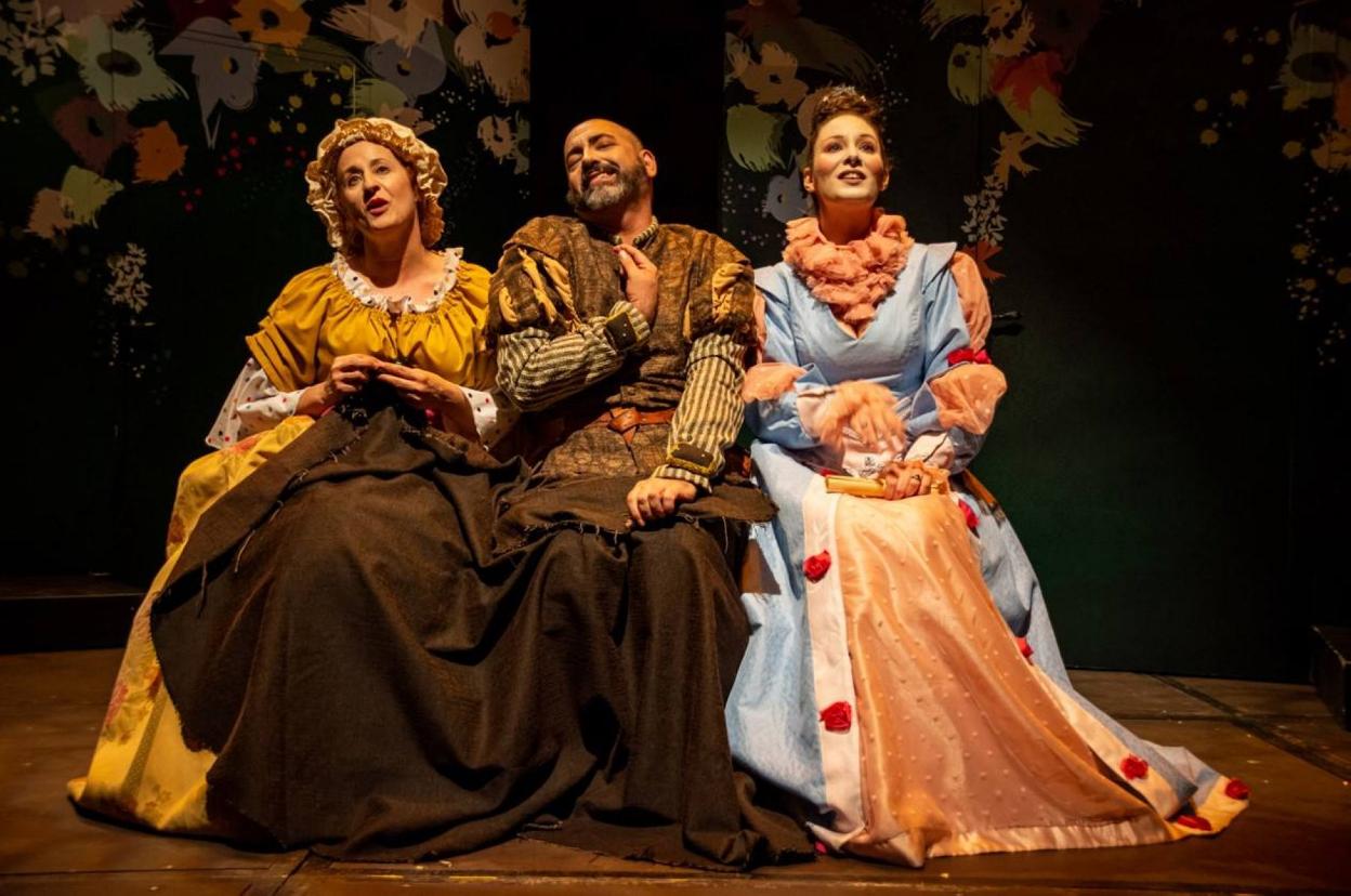 Verbo Producciones pondrá en escena el sábado la obra 'Entre bobos anda el juego'. 